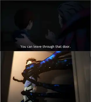 You can leave through that door......As if. I Lied.