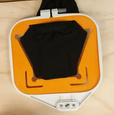 Sock frame - version 0.98 prototype ultra-draft print (back)