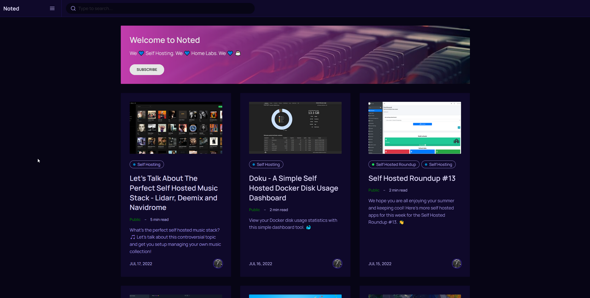 Noted Updates 7-18-2022