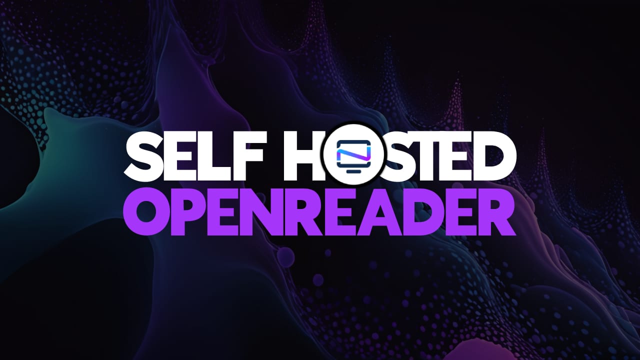 OpenReader: Web EPUB and PDF Text to Speech Document Reader