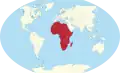 Location of Africa
