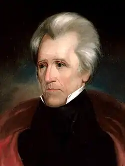 Painting of Andrew Jackson